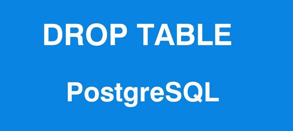 Python PostgreSQL - Drop Table | Insideaiml
