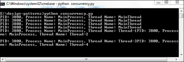 Python Concurrency Program Output | Insideaiml